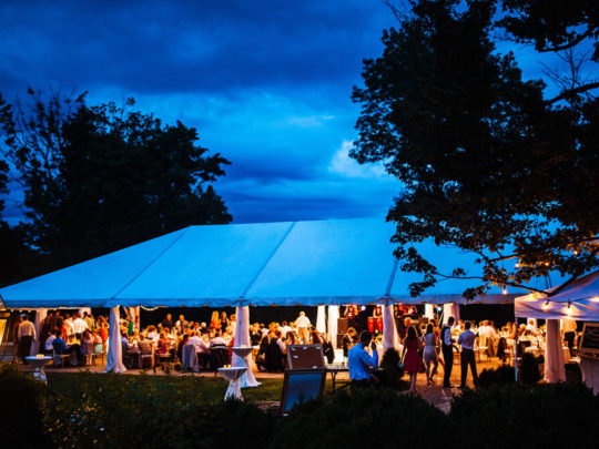 Sundara Virginia Wedding Venue near Roanoke with Outdoor Reception Tent